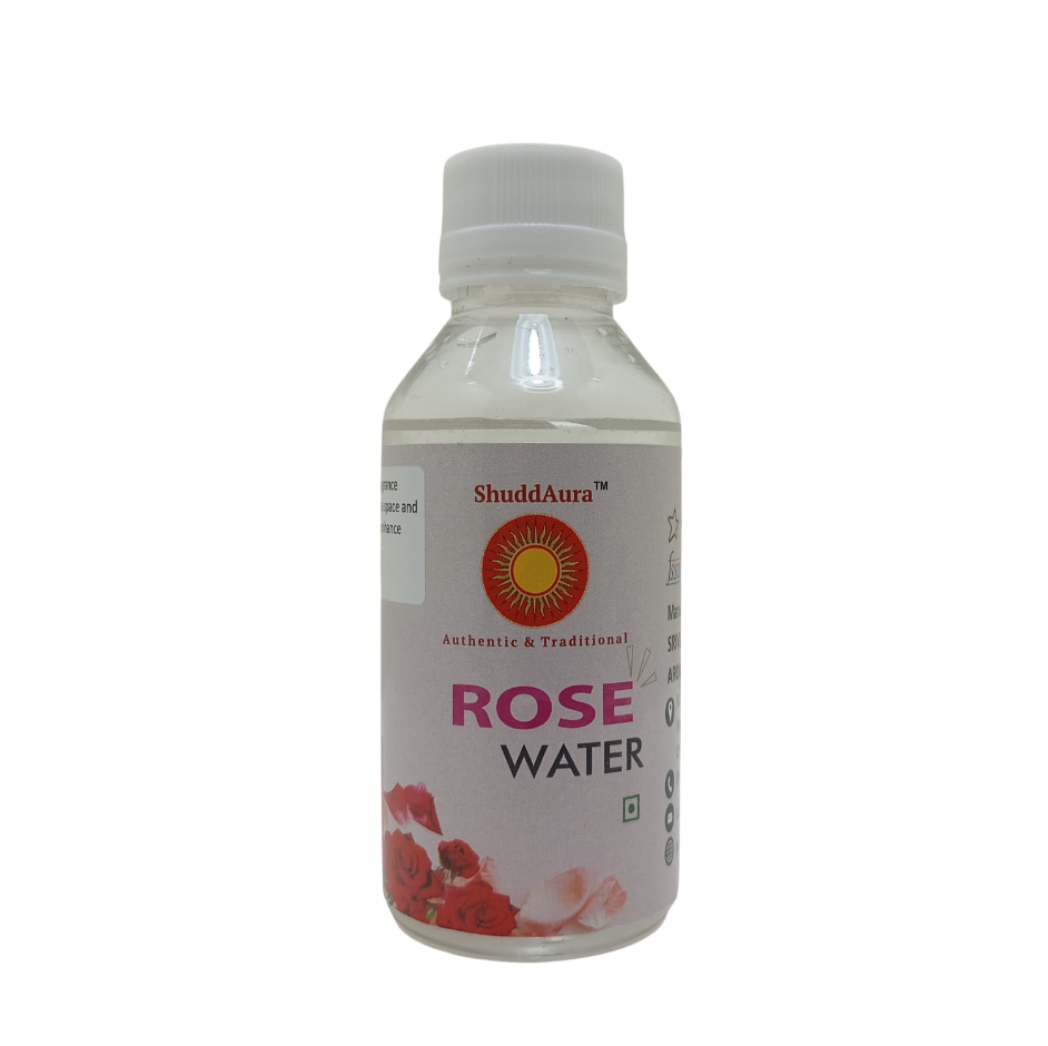 Srividhya Rose Water - 100ml | Pure Gulab Jal for Pooja, Aarathi & Traditional Use