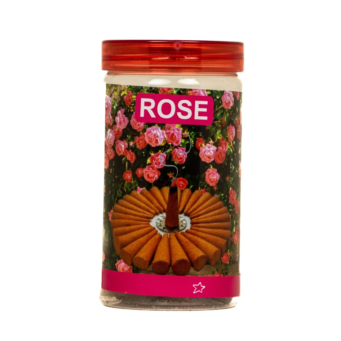 Srividhya Rose Dhoop Cones - 150g | Cone Dhoop for Pooja & Home Fragrance