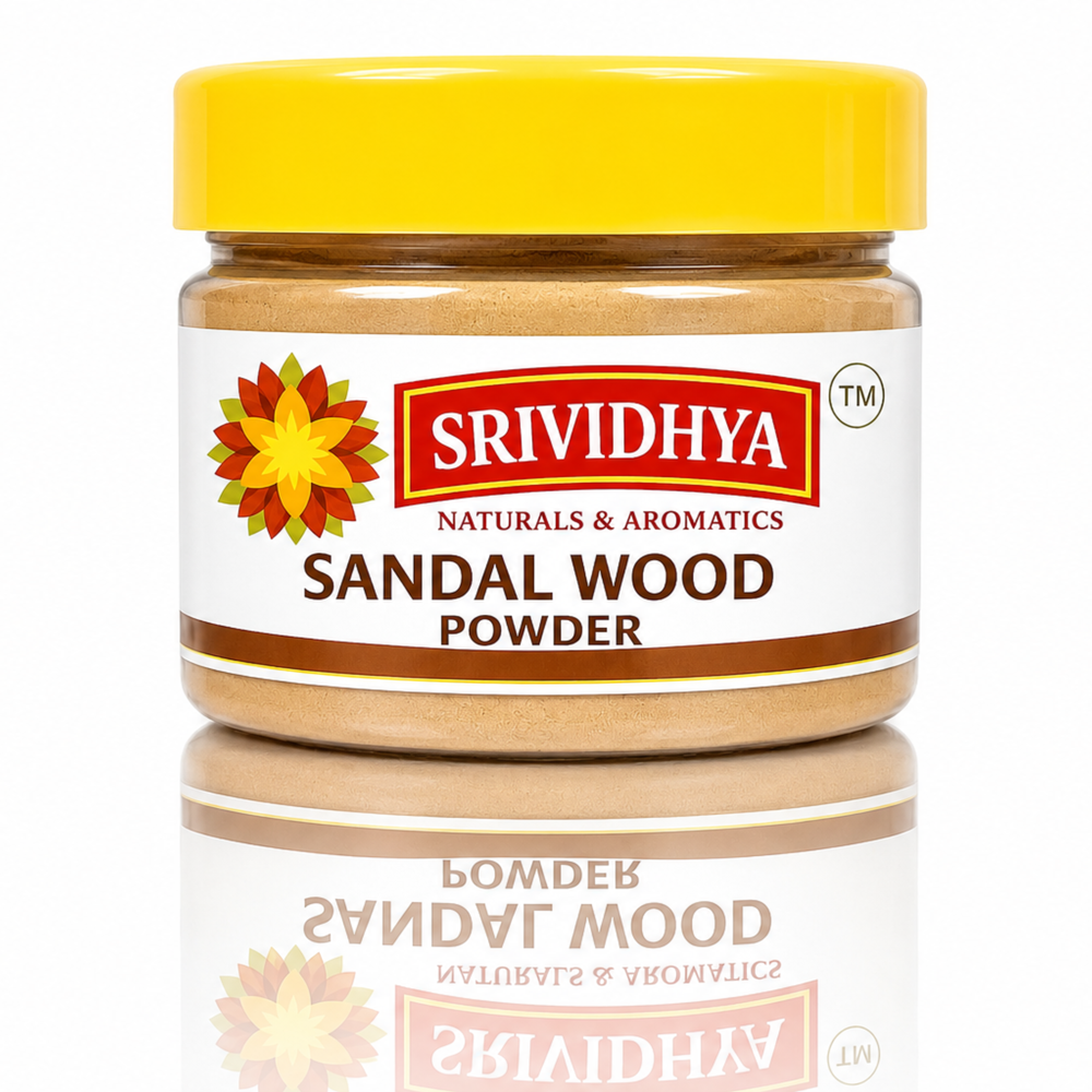 SRIVIDHYA Sandalwood Powder - 25g | Pure Chandan Powder for Pooja