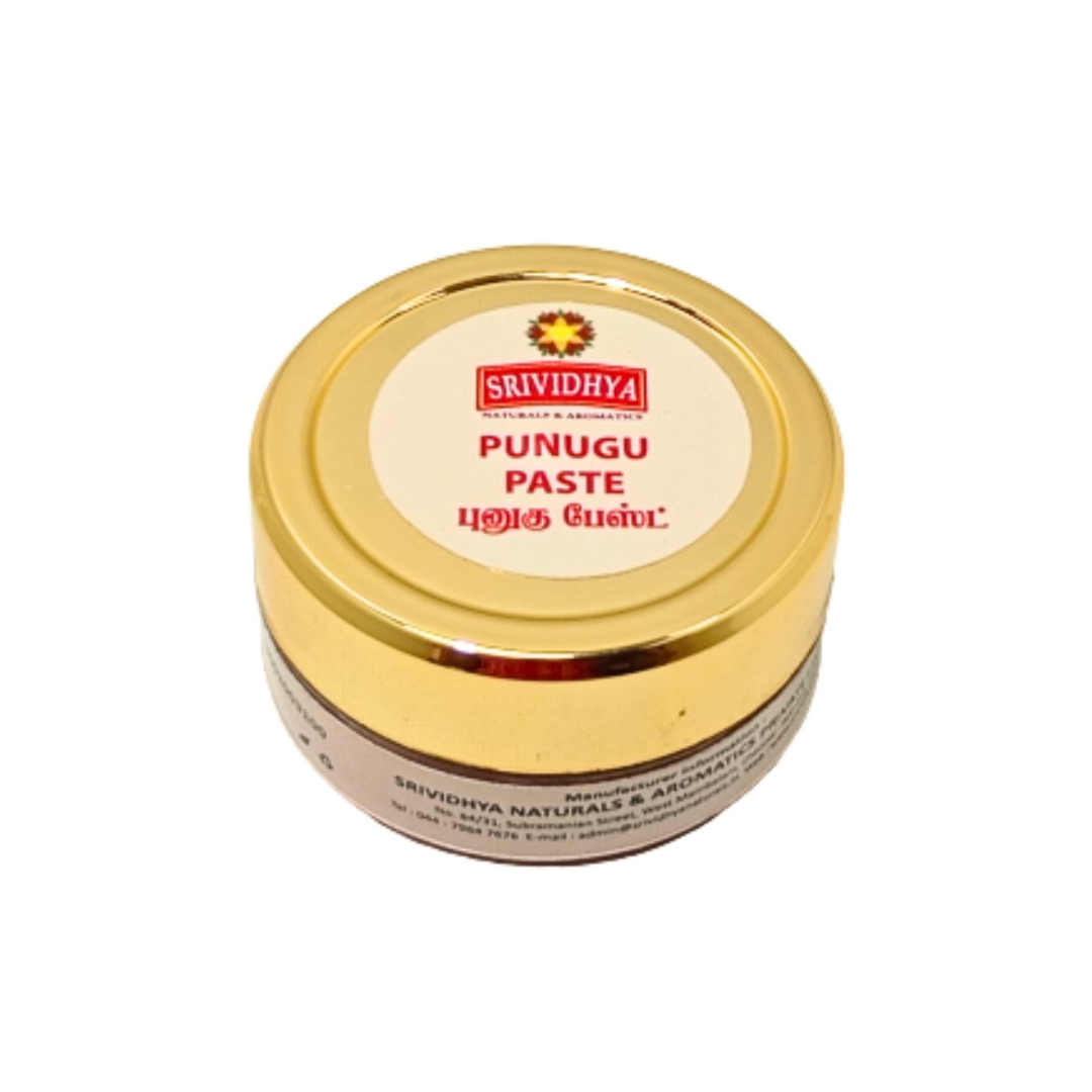 Srividhya Punugu Paste - 2g | Civet Paste for Pooja & Traditional Fragrance Use