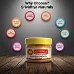 SRIVIDHYA Sandalwood Powder - 25g | Pure Chandan Powder for Pooja