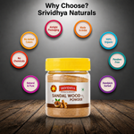 SRIVIDHYA Sandalwood Powder - 50g | Pure Chandan Powder for Skincare, Face Pack & Natural Beauty Care (Copy)
