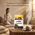 SRIVIDHYA Sambrani Resin 100g | Natural Sambrani for Pooja, Dhoop & Traditional Rituals