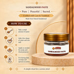 SRIVIDHYA Sandalwood Paste 20g | Natural Chandan Paste for Pooja, Tilak & Hindu Rituals