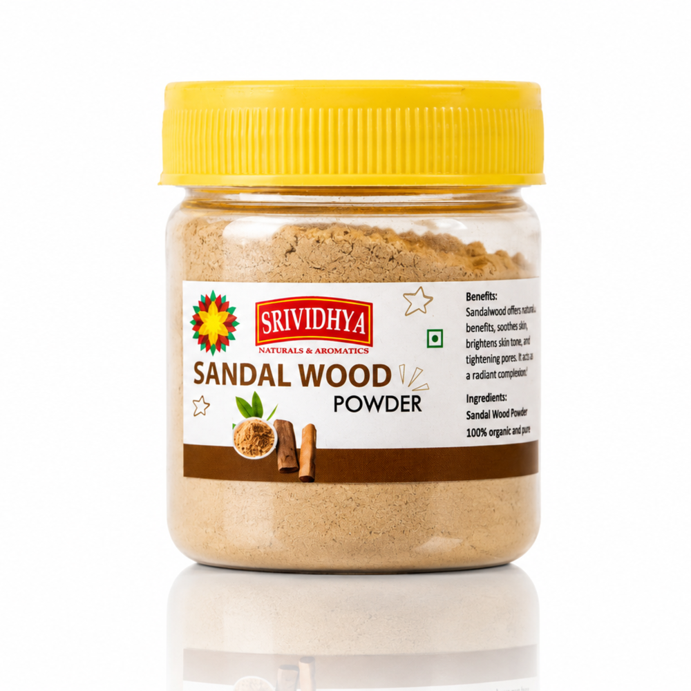 SRIVIDHYA Sandalwood Powder - 50g | Pure Chandan Powder for Skincare, Face Pack & Natural Beauty Care (Copy)