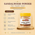 SRIVIDHYA Sandalwood Powder 50g | Pure Chandan Powder for Pooja, Tilak & Hindu Rituals