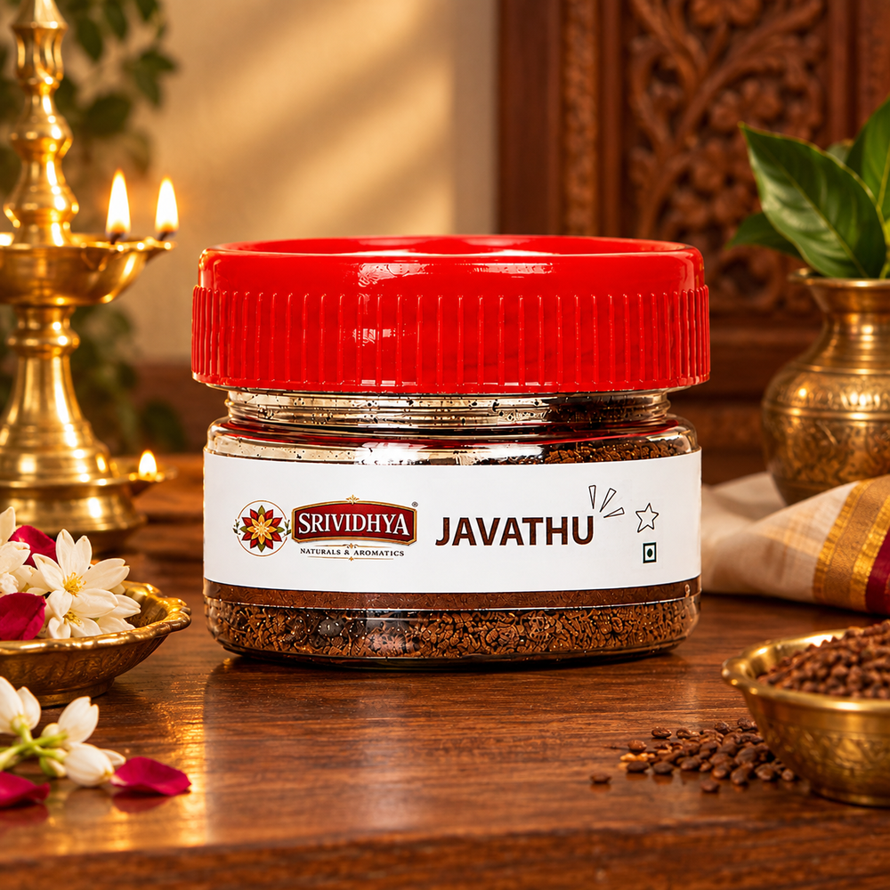 SRIVIDHYA Naturals Javadhu Powder 8g | Natural Fragrance Powder