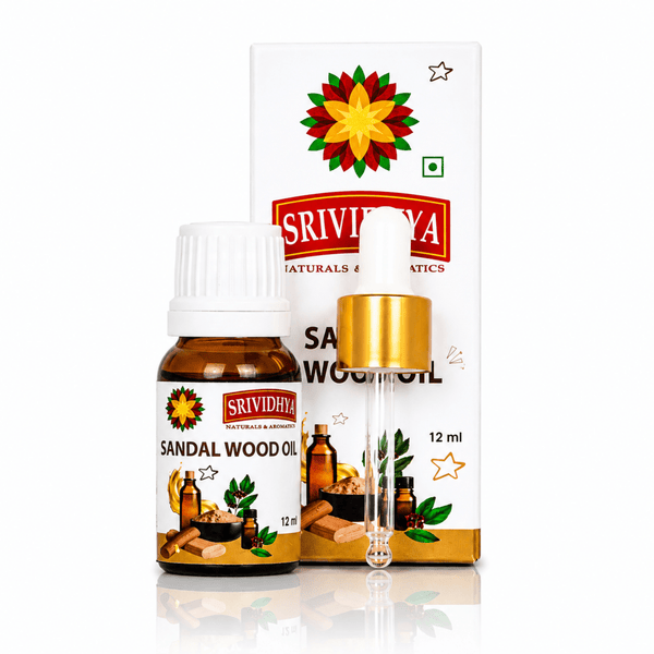 Sandalwood Oil 12ml | Natural Skincare Oil | Srividhya Naturals