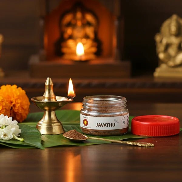 Traditional Javadhu Powder for Pooja and Aromatherapy