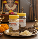 SRIVIDHYA Kungiliyam & Sambrani Combo | Traditional Temple Dhoop for Pooja