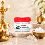 SRIVIDHYA Pachai Karpooram 20g | Bhimseni Kapoor | Natural Camphor for Pooja & Aarti