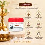 SRIVIDHYA Pachai Karpooram 20g | Bhimseni Kapoor | Natural Camphor for Pooja & Aarti