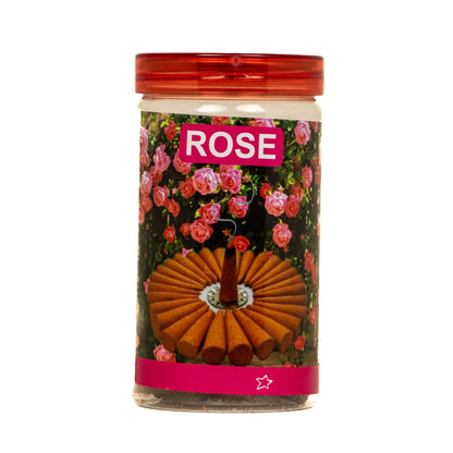 Srividhya Rose Dhoop Cones - 150g | Cone Dhoop for Pooja & Home Fragrance