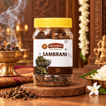 SRIVIDHYA Sambrani Resin 100g | Natural Sambrani for Pooja, Dhoop & Traditional Rituals