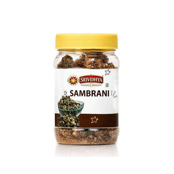 SRIVIDHYA Sambrani Resin 100g | Natural Sambrani for Pooja, Dhoop & Traditional Rituals