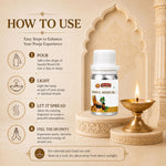 SRIVIDHYA Sandalwood Oil 50ml | Sandalwood Fragrance Oil for Pooja, Prayer & Spiritual Rituals