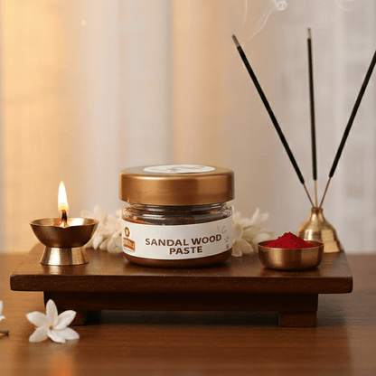 Srividhya Sandalwood Paste - 20g | for Pooja & Traditional Fragrance Use