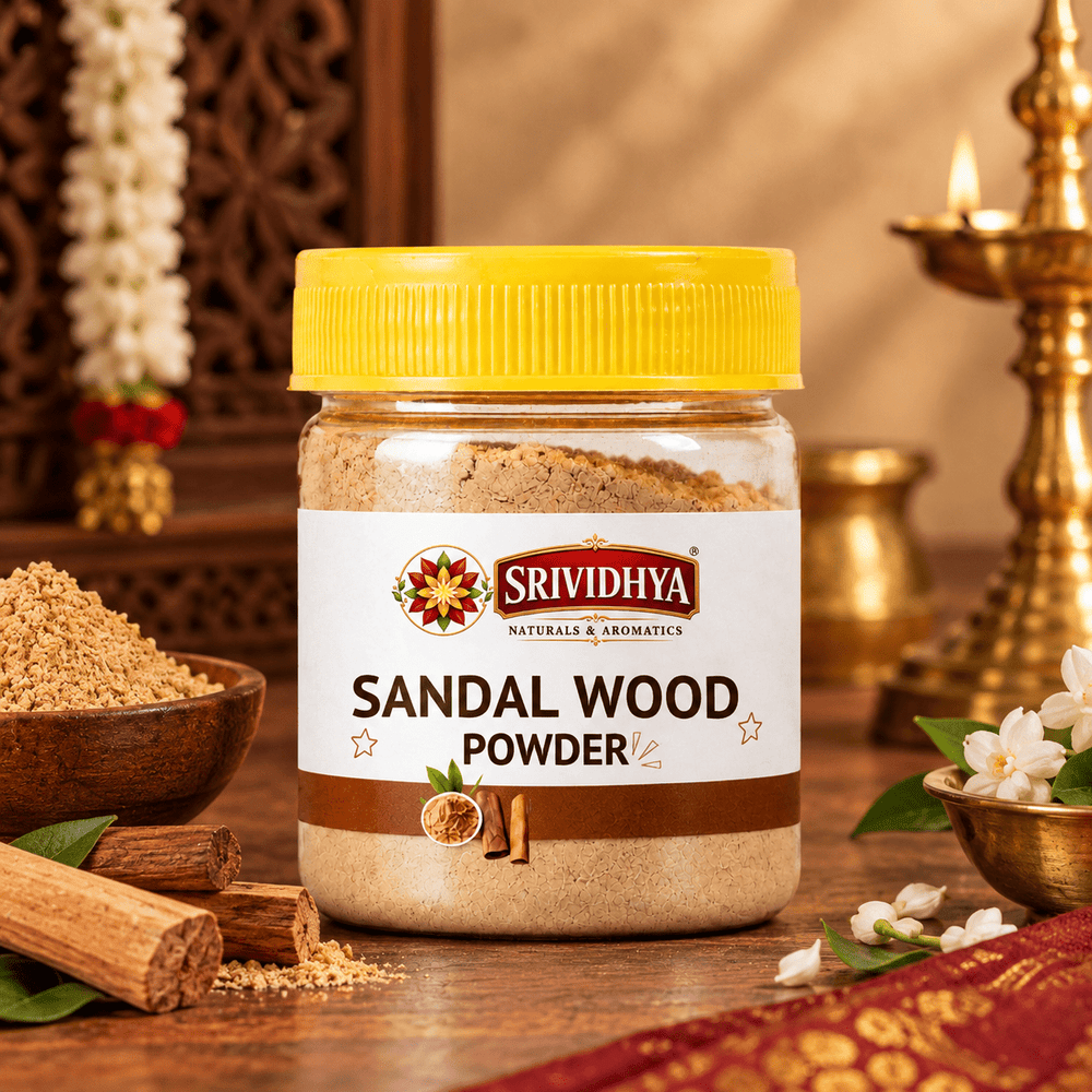 SRIVIDHYA Sandalwood Powder - 50g | Pure Chandan Powder for Skincare, Face Pack & Natural Beauty Care (Copy)