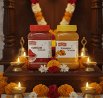 SRIVIDHYA Turmeric Powder &amp; Kumkum Combo – Traditional Haldi Kumkum for Pooja
